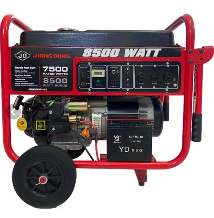 موتوربرق بنزینی جیانگ دانگ ۸.۵ کیلووات | مدل 8500 | قابلیت ATS