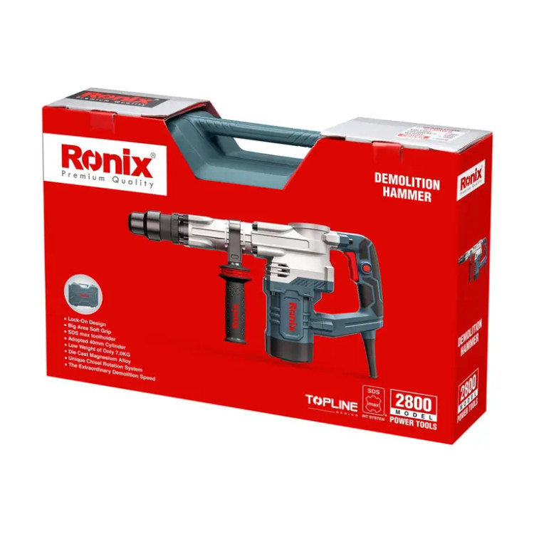 چکش تخریب برقی 7.5 کیلویی 20 ژول رونیکس 2800