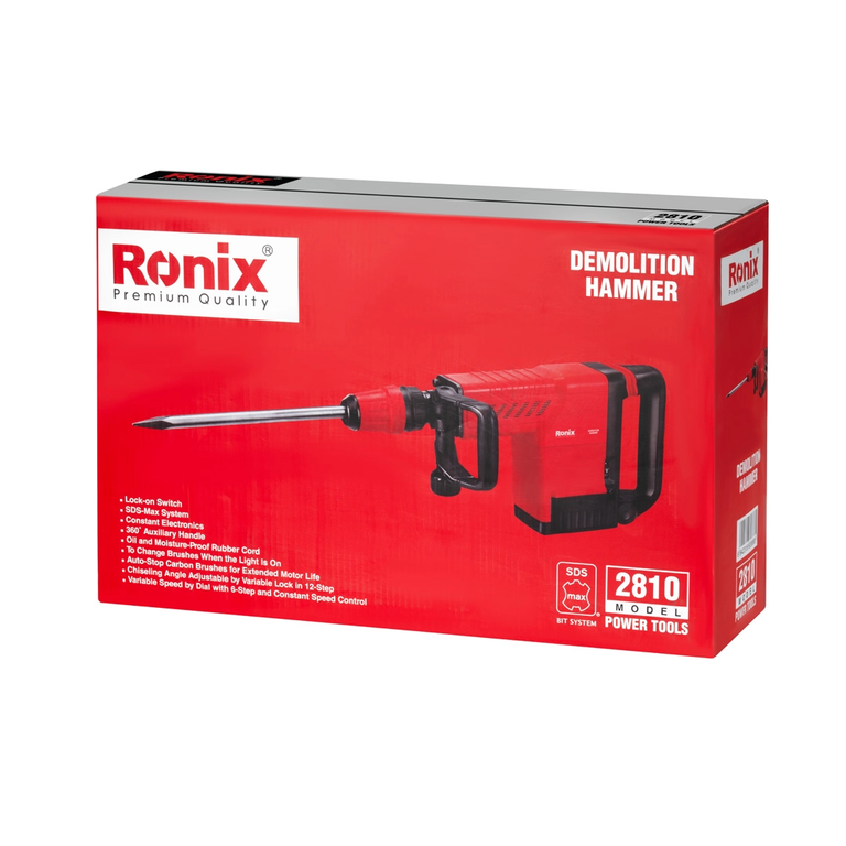 چکش تخریب برقی 11 کیلویی فوق صنعتی 25 ژول رونیکس 2810