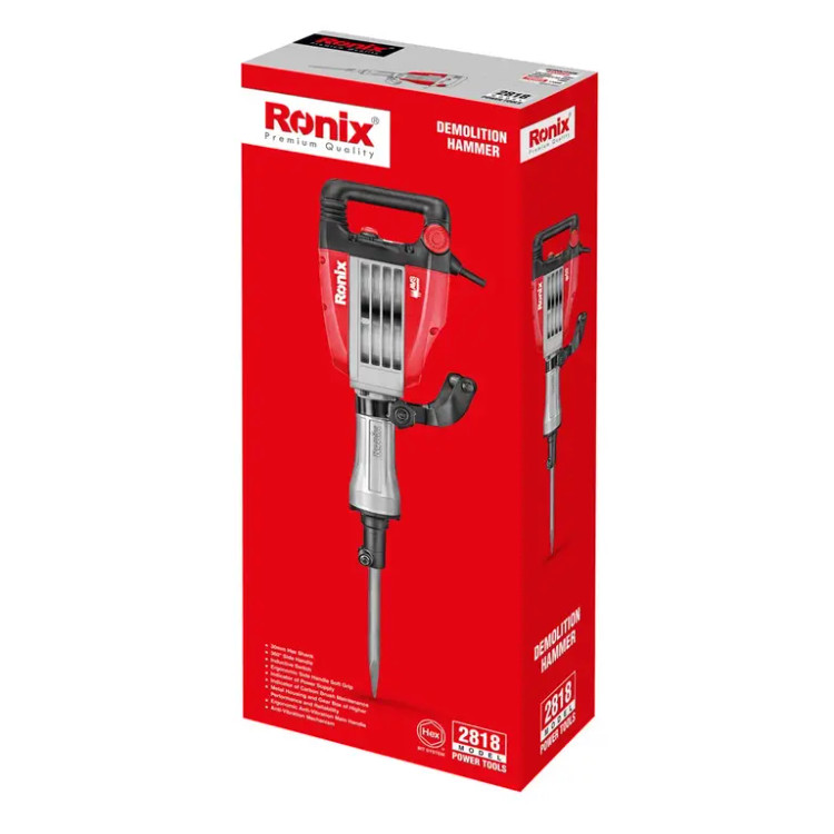 چکش تخریب برقی 18 کیلویی 55 ژول سری تاپ لاین رونیکس