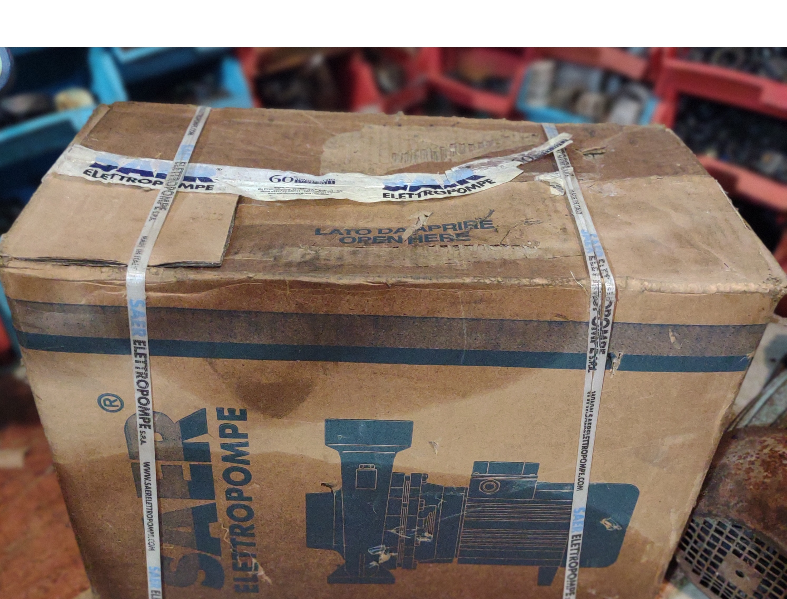 پمپ کشاورزی  3 اسب 3 اینچ سایر ایتالیا  (اورجینال )19.5 متری SAER