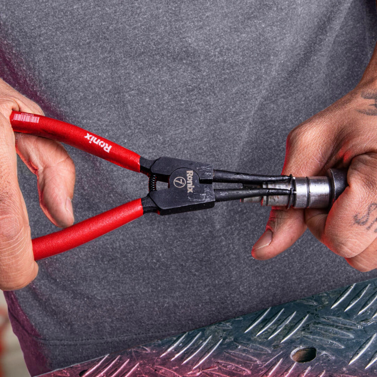 انبر خار باز کن سر راست 7 اینچ رونیکس | مدل RH-1727