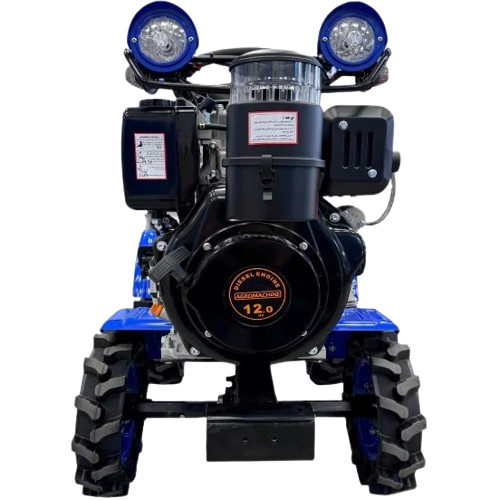 تیلر کولتیواتور 4 چرخ اگرو 12 اسب