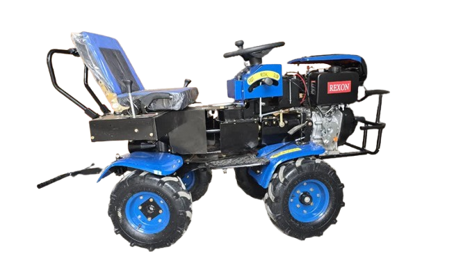 تیلر کولتیواتور 4 چرخ رکسان 12 اسب بخار