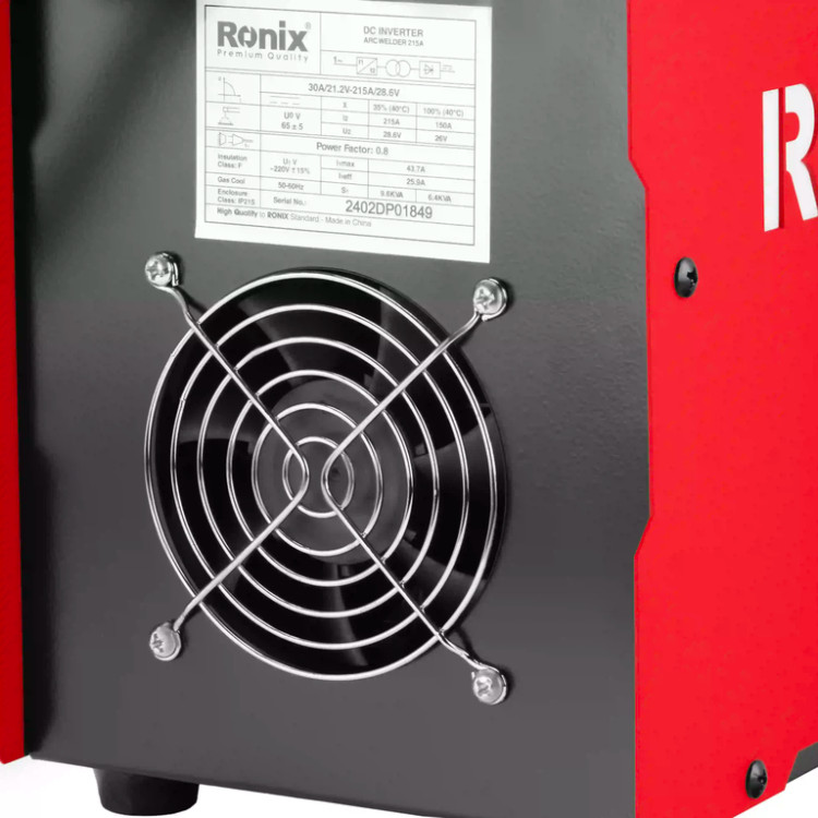 دستگاه جوش اینورتر 215آمپر رونیکس مدل RH-4612 | برد بزرگ