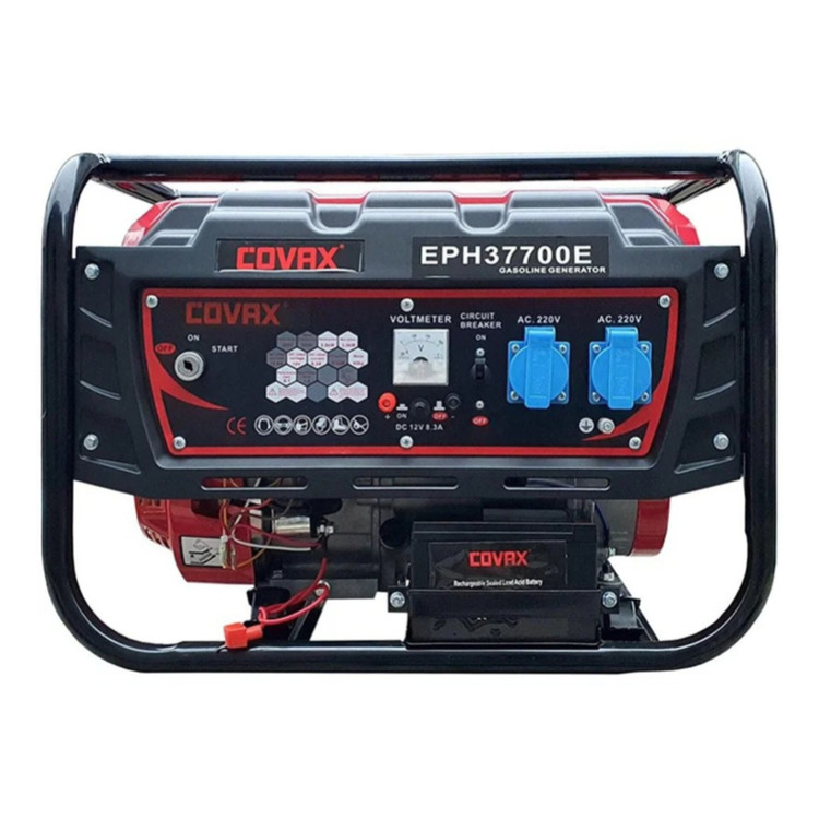 موتوربرق بنزینی کواکس 3 کیلو وات | مدل EPH37700E | استارتی
